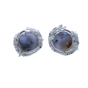 Rock pool jasper stud earrings